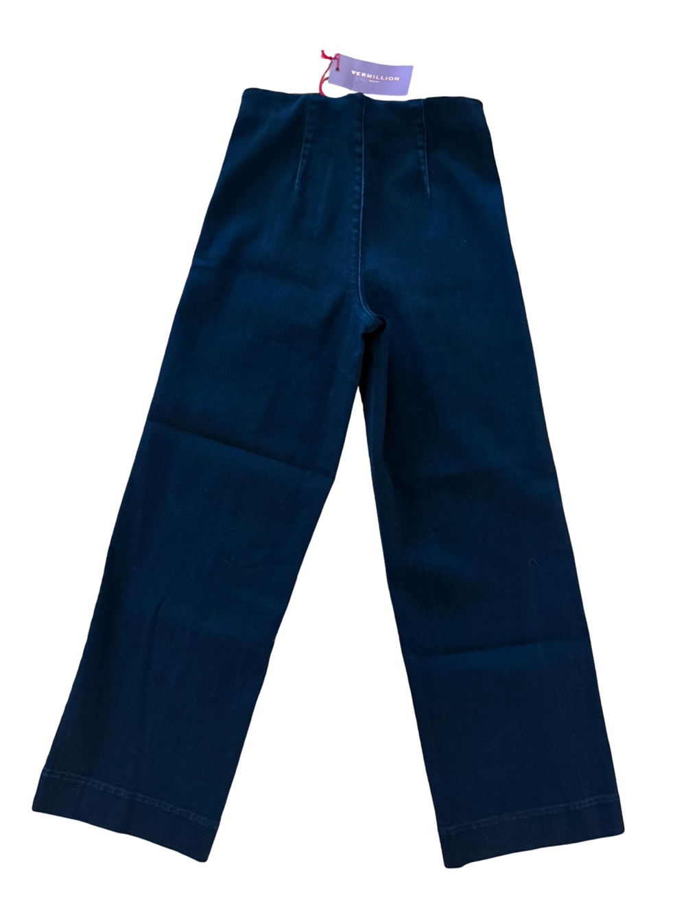 Frank & Eileen Westport illusion Wide-Leg Pull-On Jean new black NWT - Picture 6 of 11